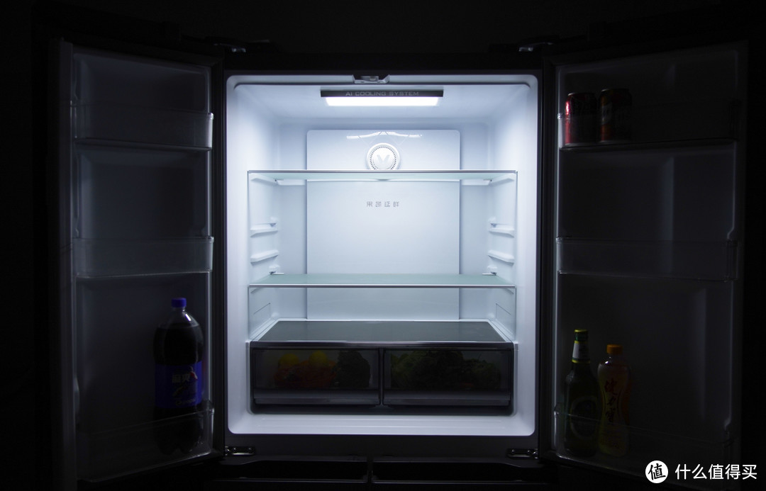 《云米518L四开门十字冰箱iLive 2》开箱评测：除味除菌不到四千性价比高